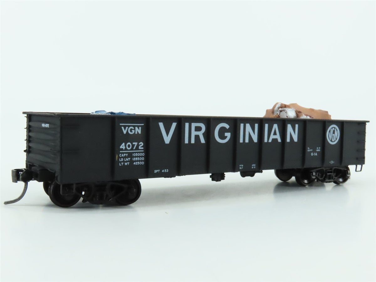 HO Scale Accurail 3735.1 VGN Virginian 41&#39; Gondola Car #4072 w/ Custom Load