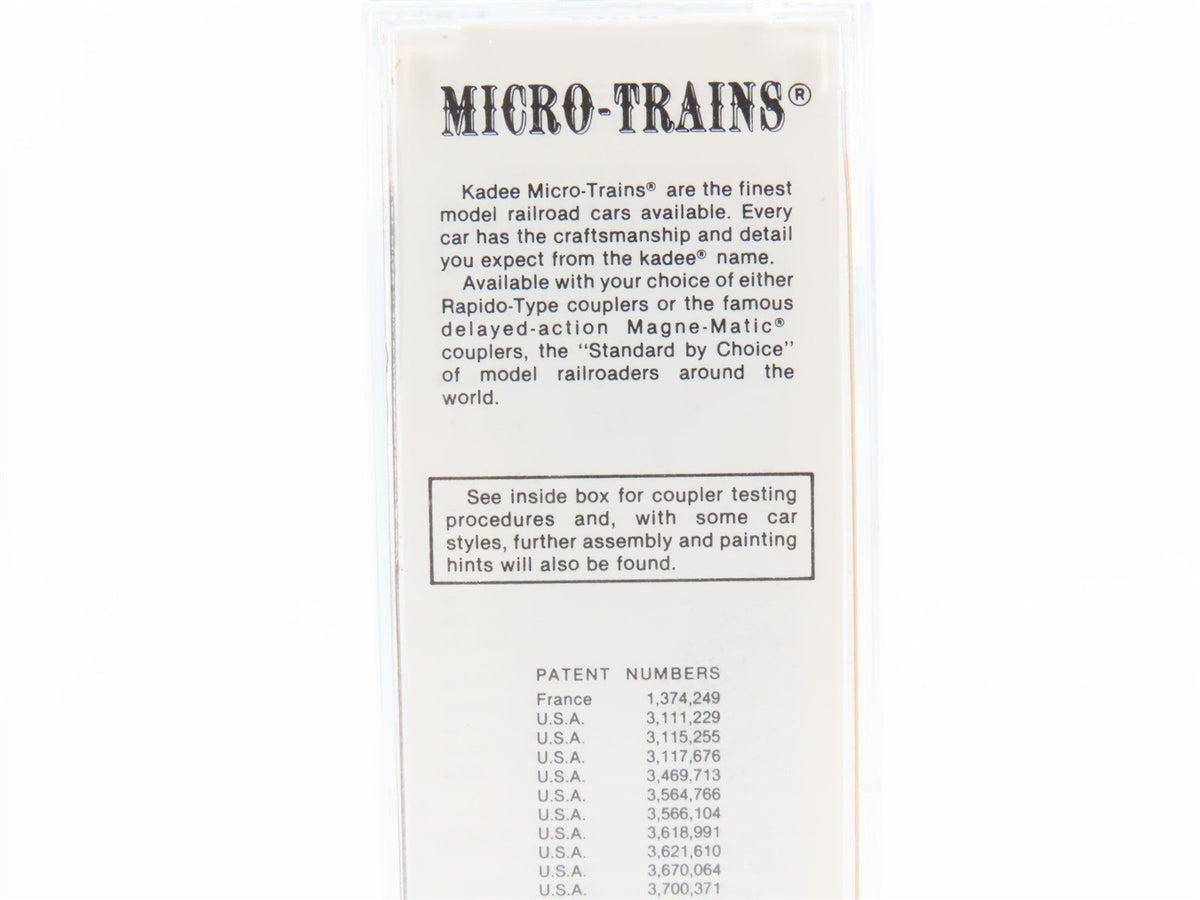 N Scale Kadee Micro-Trains MTL 38160 BN Burlington Northern 50&#39; Box Car #745482