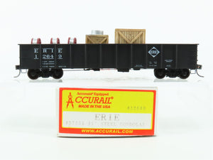 HO Scale Accurail 37554 Erie Railway 41' Gondola Car #12649 w/ Custom Load