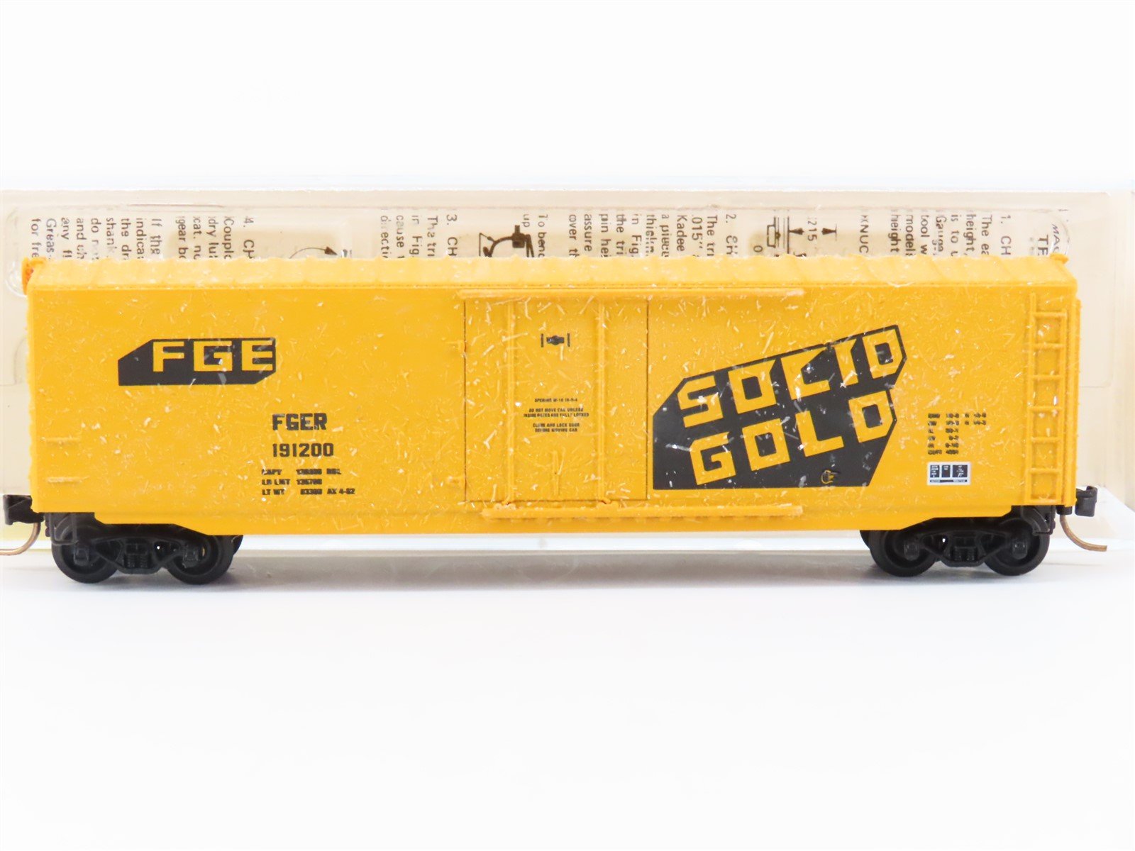 N Scale Kadee Micro-Trains MTL 38150 FGER Solid Gold 50' Box Car #191200