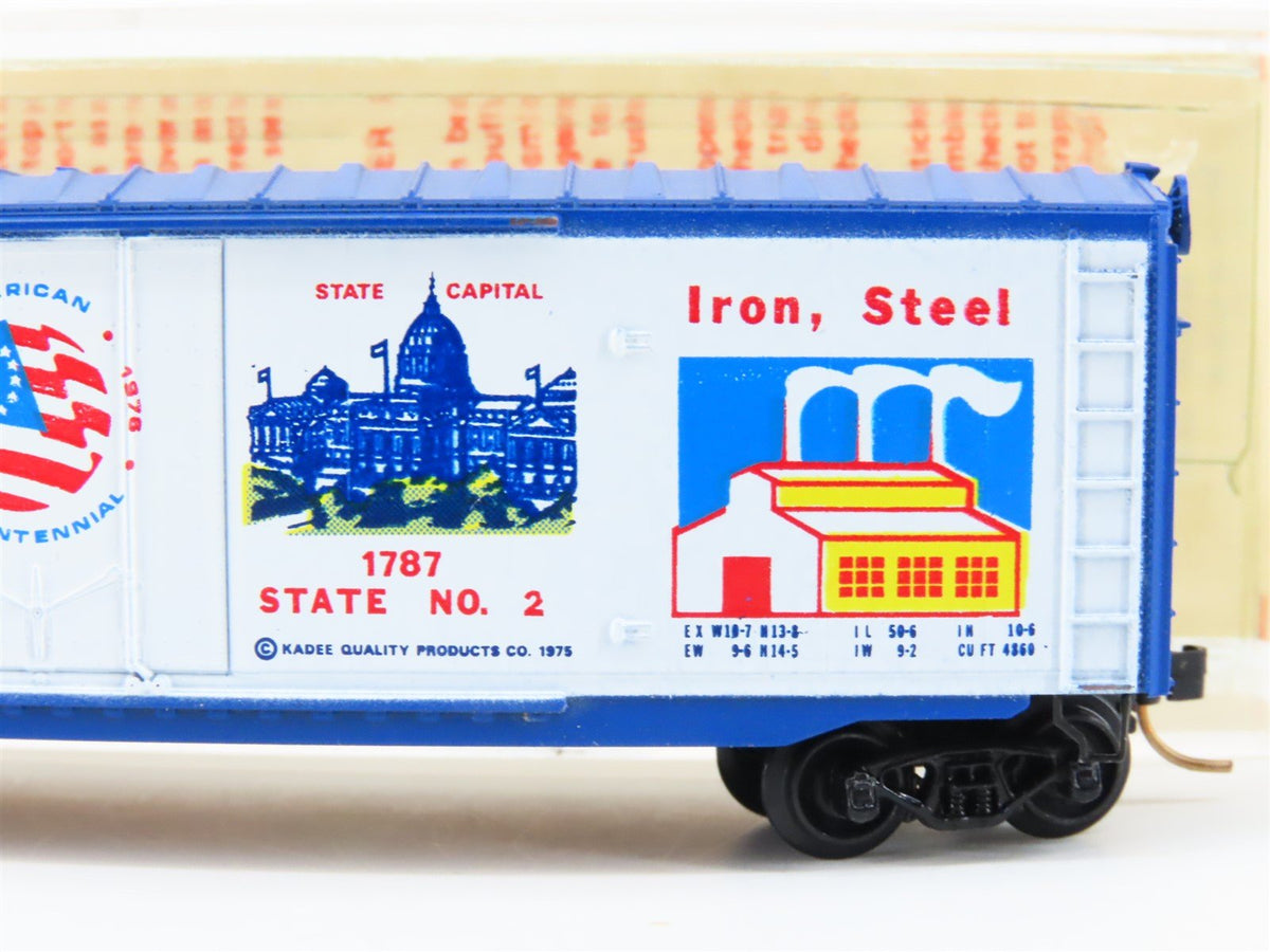 N Kadee Micro-Trains MTL 38080 PRR Pennsylvania Bicentennial 50&#39; Box Car #32604