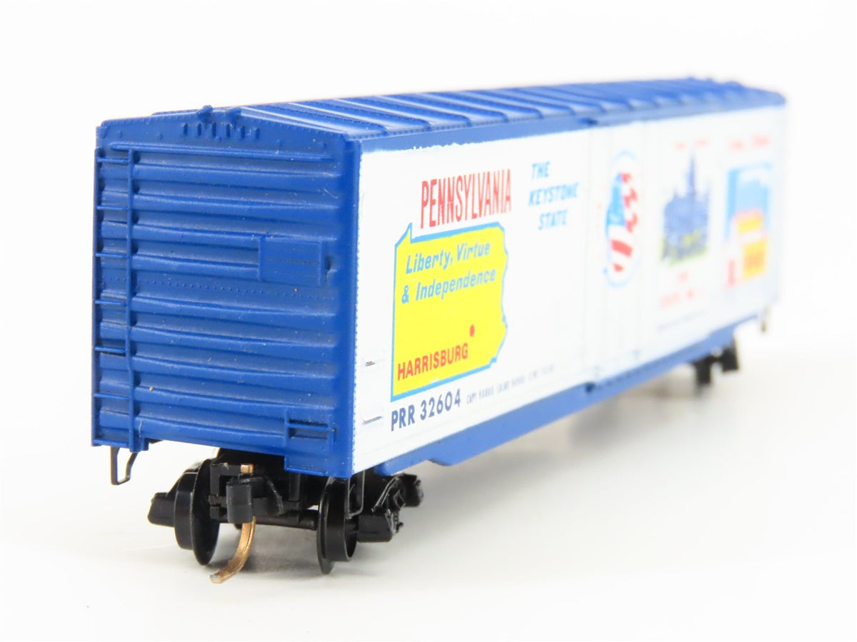 N Kadee Micro-Trains MTL 38080 PRR Pennsylvania Bicentennial 50&#39; Box Car #32604