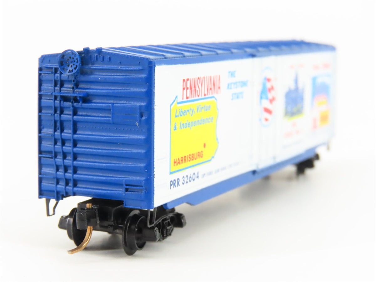 N Kadee Micro-Trains MTL 38080 PRR Pennsylvania Bicentennial 50&#39; Box Car #32604