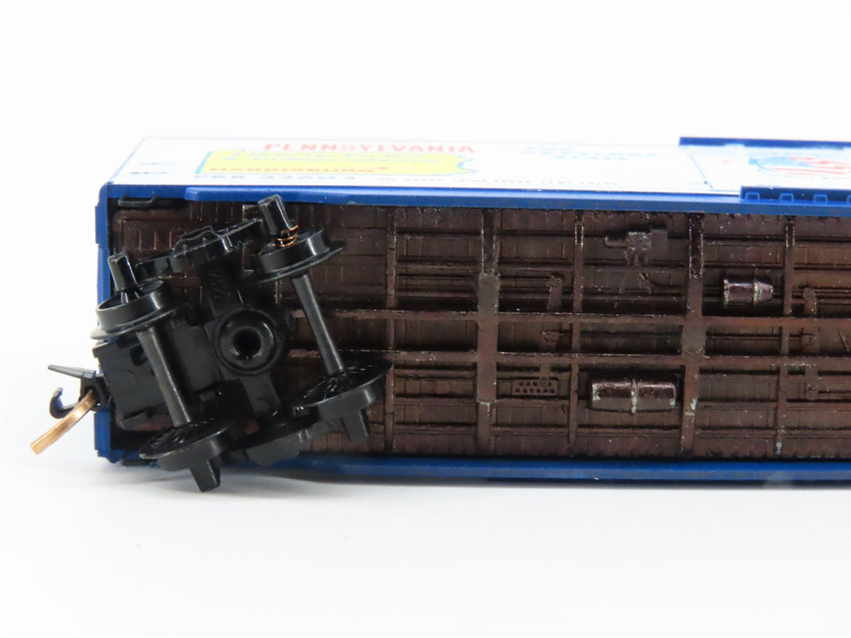 N Kadee Micro-Trains MTL 38080 PRR Pennsylvania Bicentennial 50&#39; Box Car #32604