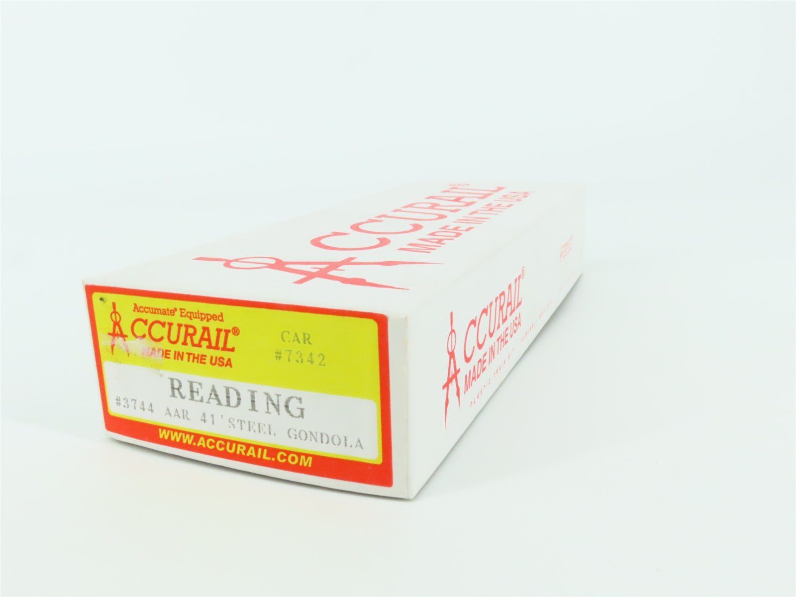 HO Scale Accurail 3744 Reading 41' Gondola Car #7342 w/ Custom Load