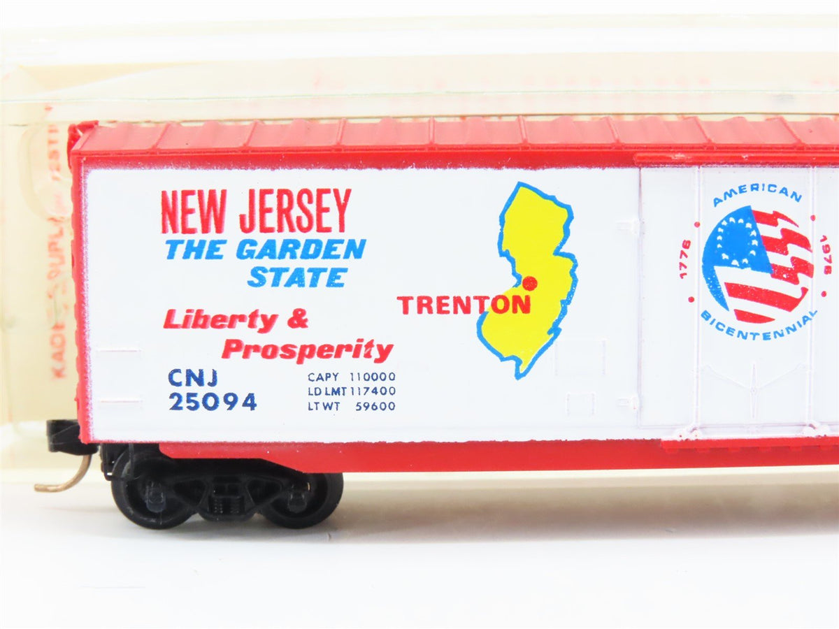 N Kadee Micro-Trains MTL 38050 CNJ New Jersey Bicentennial 50&#39; Box Car #25094