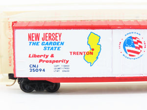 N Kadee Micro-Trains MTL 38050 CNJ New Jersey Bicentennial 50' Box Car #25094