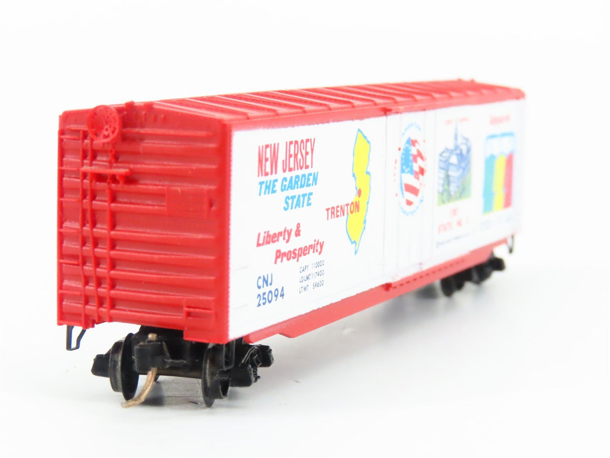 N Kadee Micro-Trains MTL 38050 CNJ New Jersey Bicentennial 50&#39; Box Car #25094