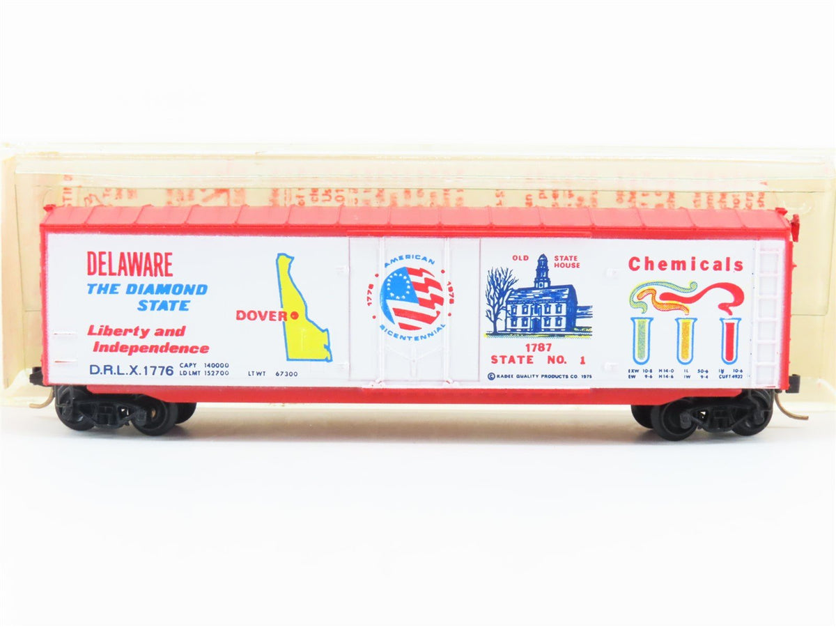 N Kadee Micro-Trains MTL 38070 DRLX Delaware Bicentennial 50&#39; Box Car #1776