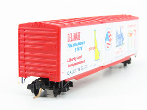 N Kadee Micro-Trains MTL 38070 DRLX Delaware Bicentennial 50' Box Car #1776