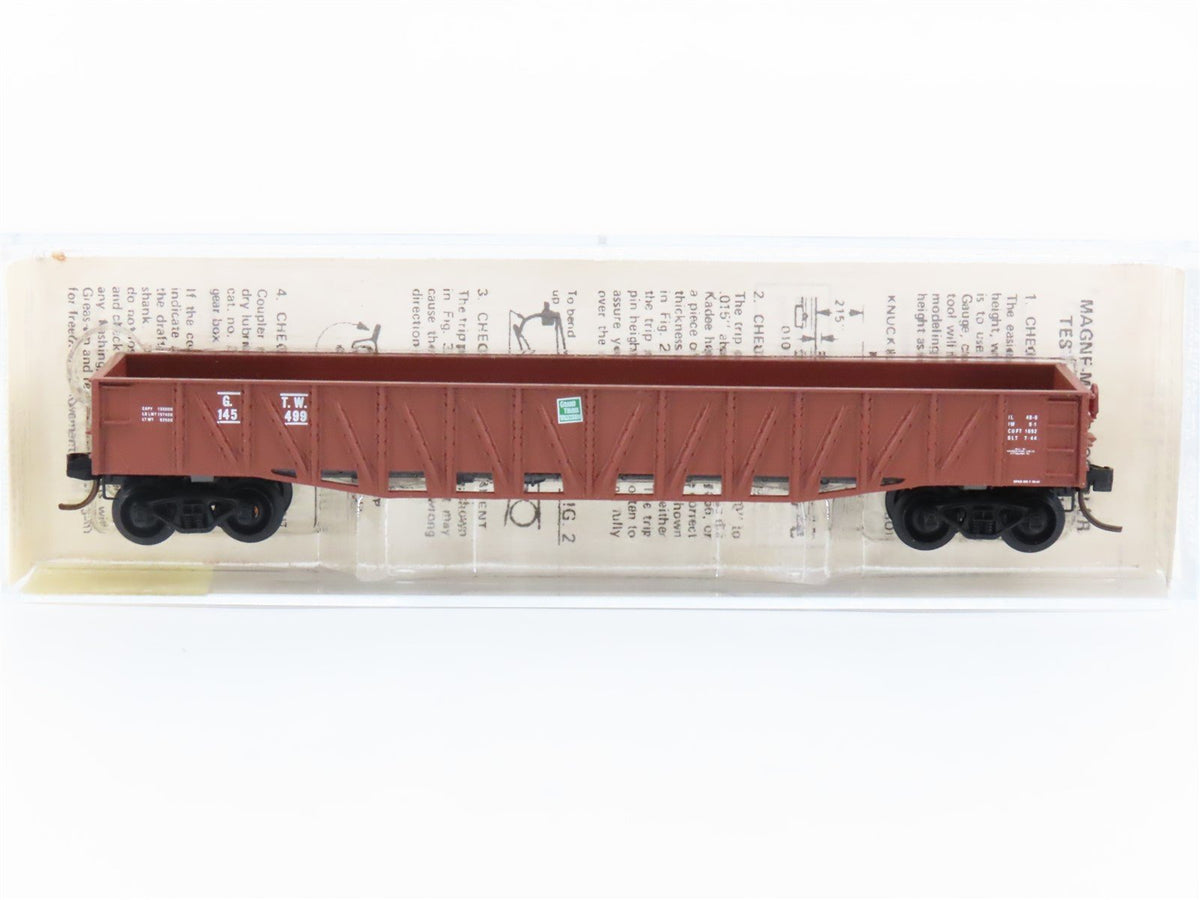 N Scale Kadee Micro-Trains MTL 63010 GTW Grand Trunk Western 50&#39; Gondola #145499