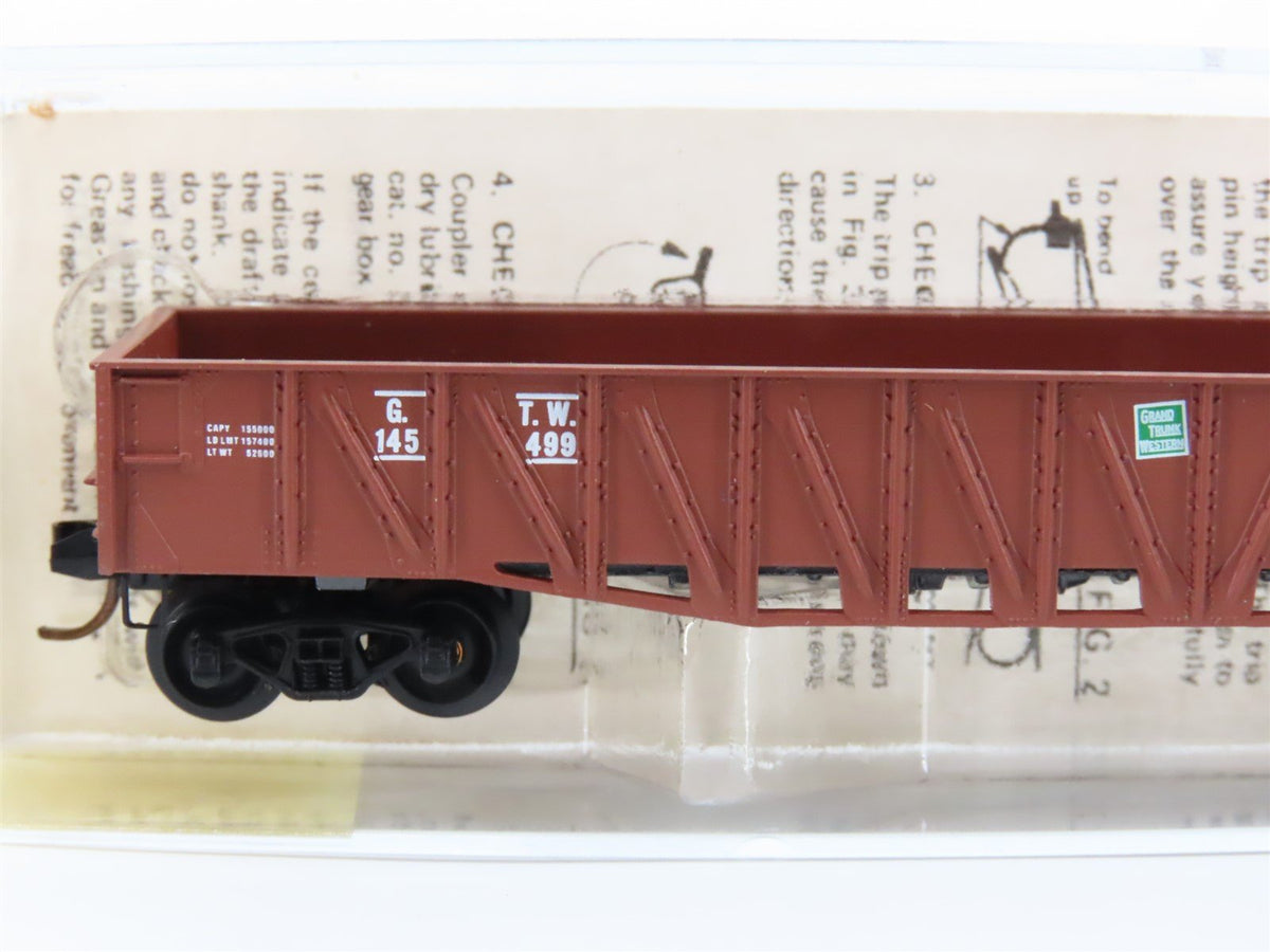 N Scale Kadee Micro-Trains MTL 63010 GTW Grand Trunk Western 50&#39; Gondola #145499