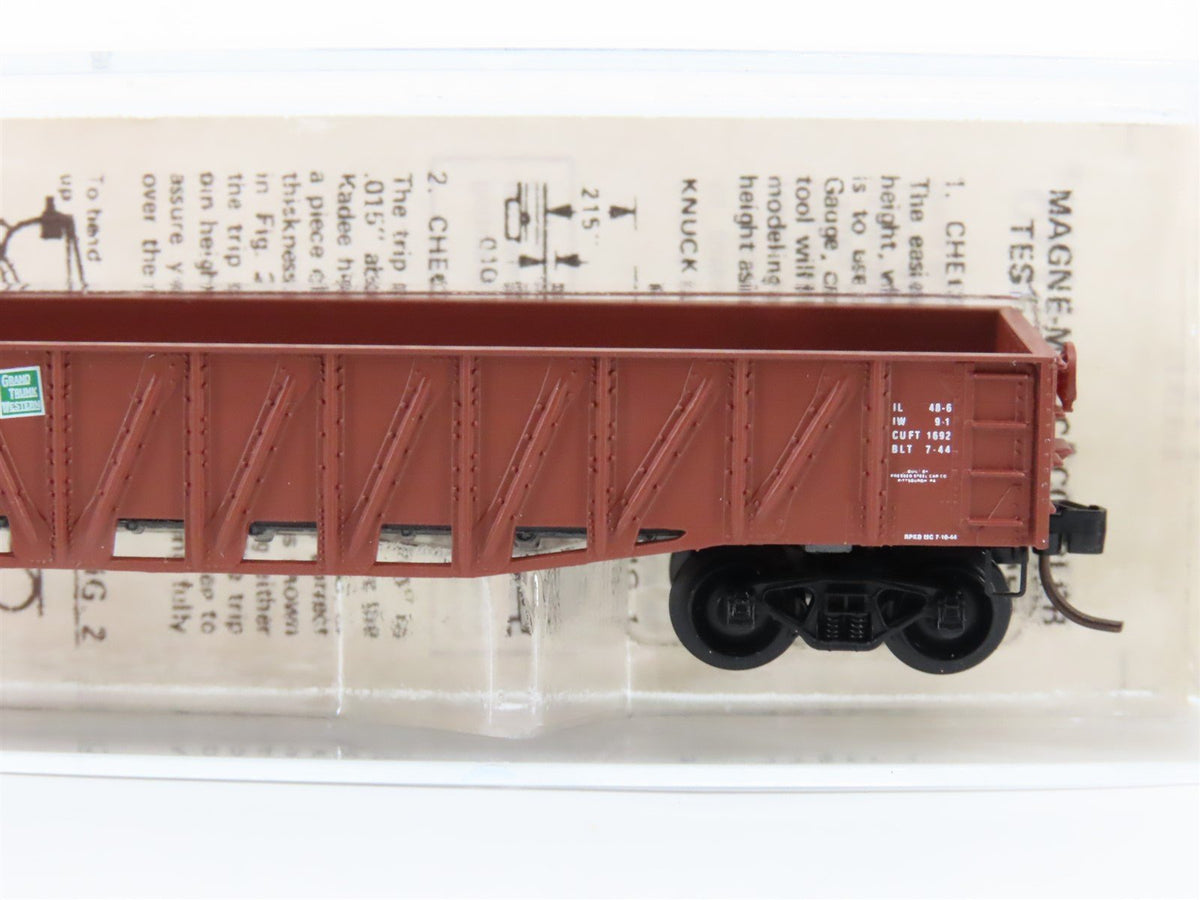 N Scale Kadee Micro-Trains MTL 63010 GTW Grand Trunk Western 50&#39; Gondola #145499