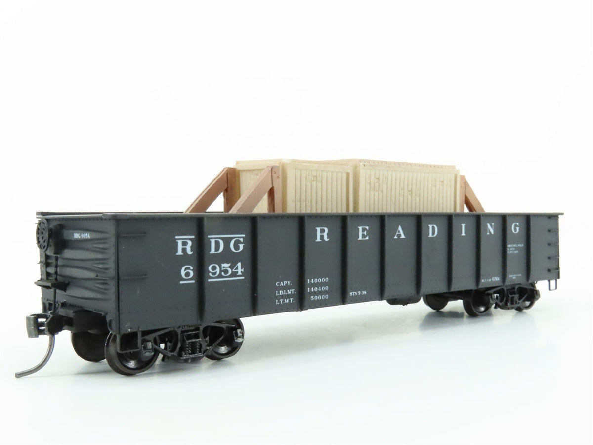 HO Scale Accurail 3744 Reading 41&#39; Gondola Car #6954 w/ Custom Load