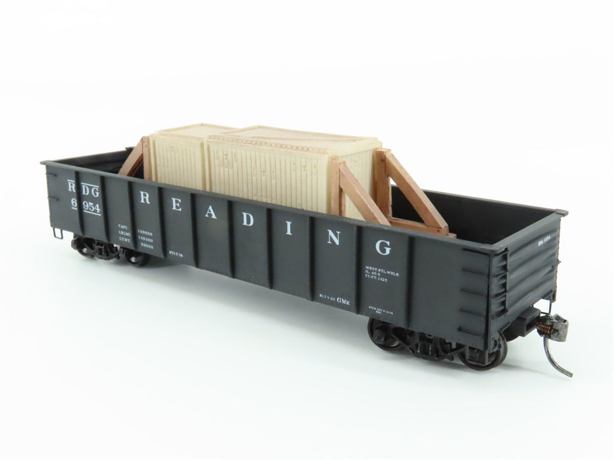 HO Scale Accurail 3744 Reading 41&#39; Gondola Car #6954 w/ Custom Load