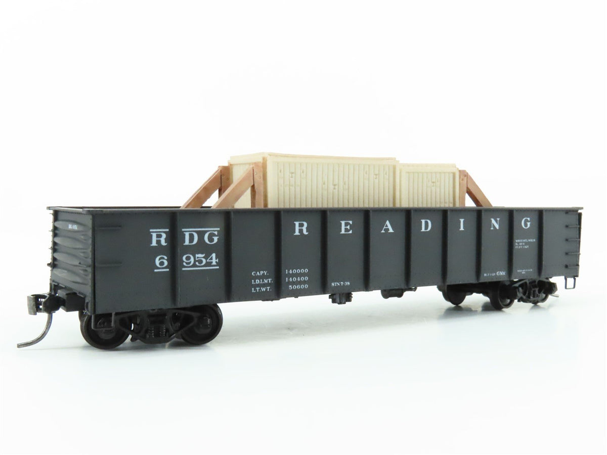 HO Scale Accurail 3744 Reading 41&#39; Gondola Car #6954 w/ Custom Load