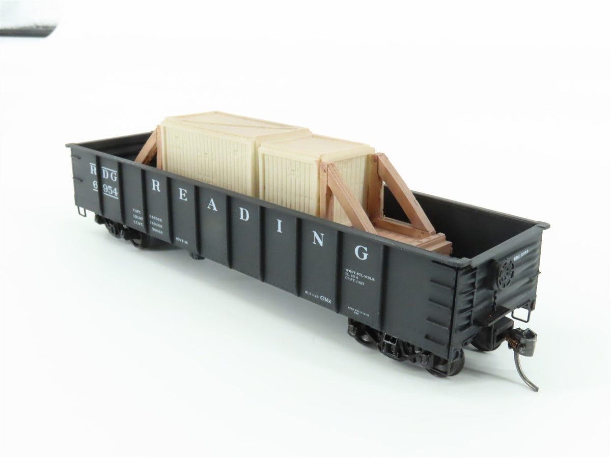 HO Scale Accurail 3744 Reading 41&#39; Gondola Car #6954 w/ Custom Load