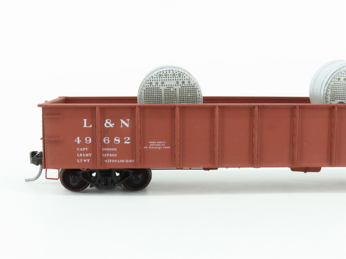 HO Accurail 3726.1 L&amp;N &quot;The Old Reliable&quot; 41&#39; Gondola Car #49682 w/Custom Load