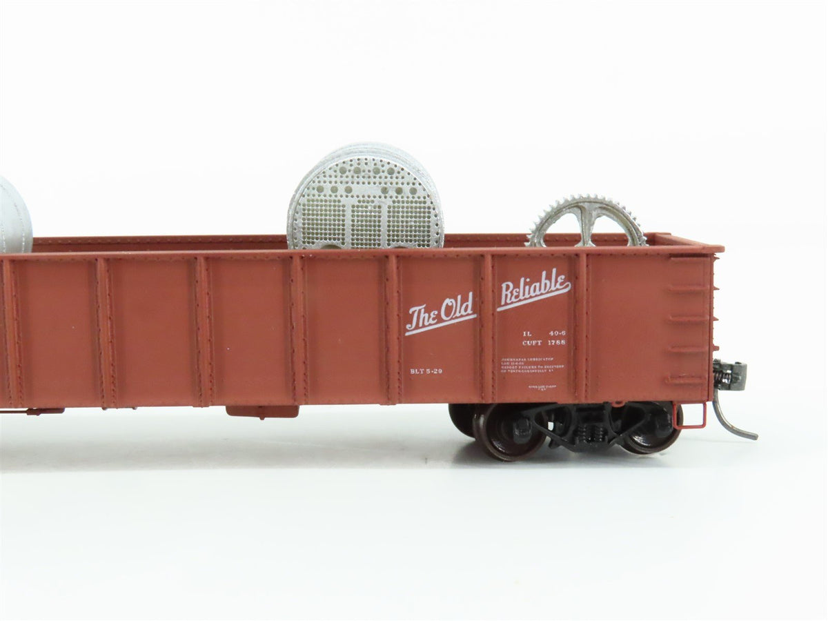 HO Accurail 3726.1 L&amp;N &quot;The Old Reliable&quot; 41&#39; Gondola Car #49682 w/Custom Load