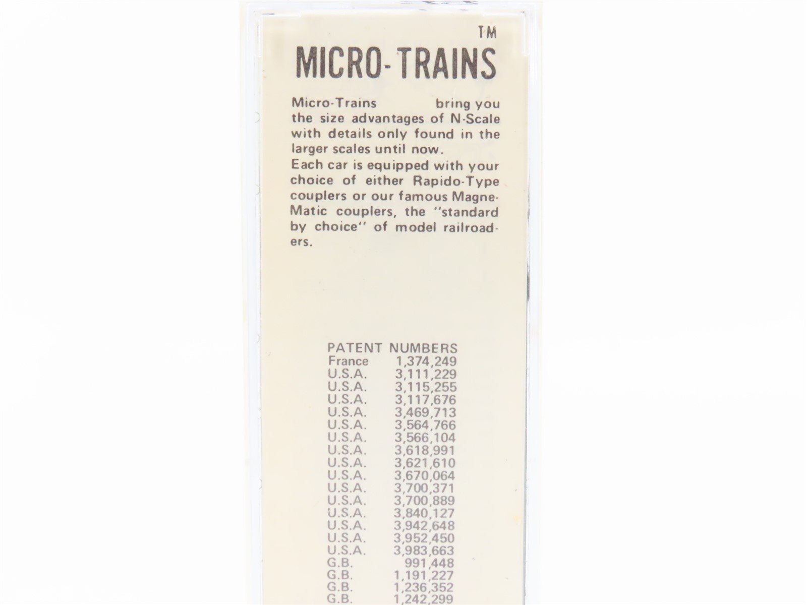 N Scale Kadee Micro-Trains MTL 43030 UP Union Pacific 40' Box Car #170707