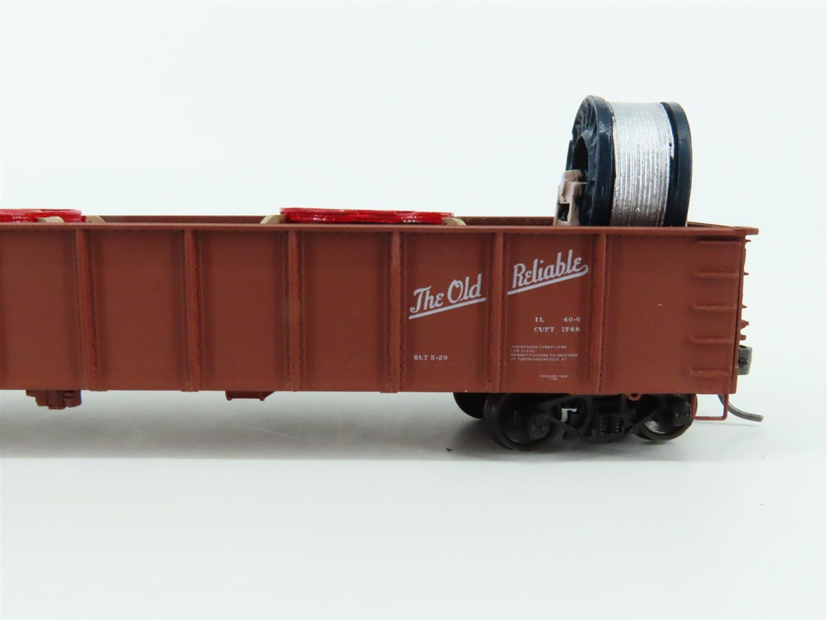 HO Accurail 3726.1 L&amp;N &quot;The Old Reliable&quot; 41&#39; Gondola Car #49682 w/Custom Load