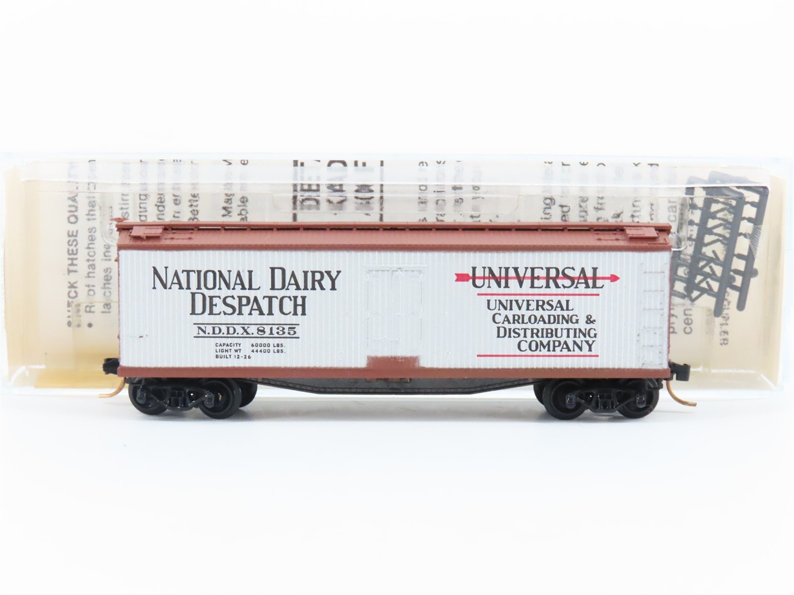 N Kadee Micro-Trains MTL 49040 NNDX National Dairy Despatch 40' Box Car #8135