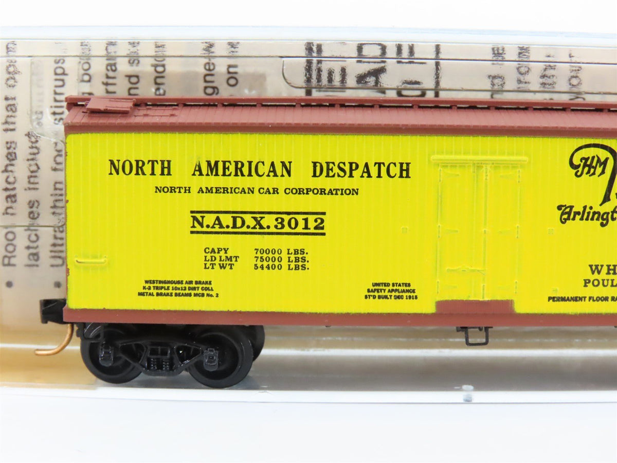 N Scale Kadee Micro-Trains MTL 49030 NADX HM Noack &amp; Sons 40&#39; Box Car #3012