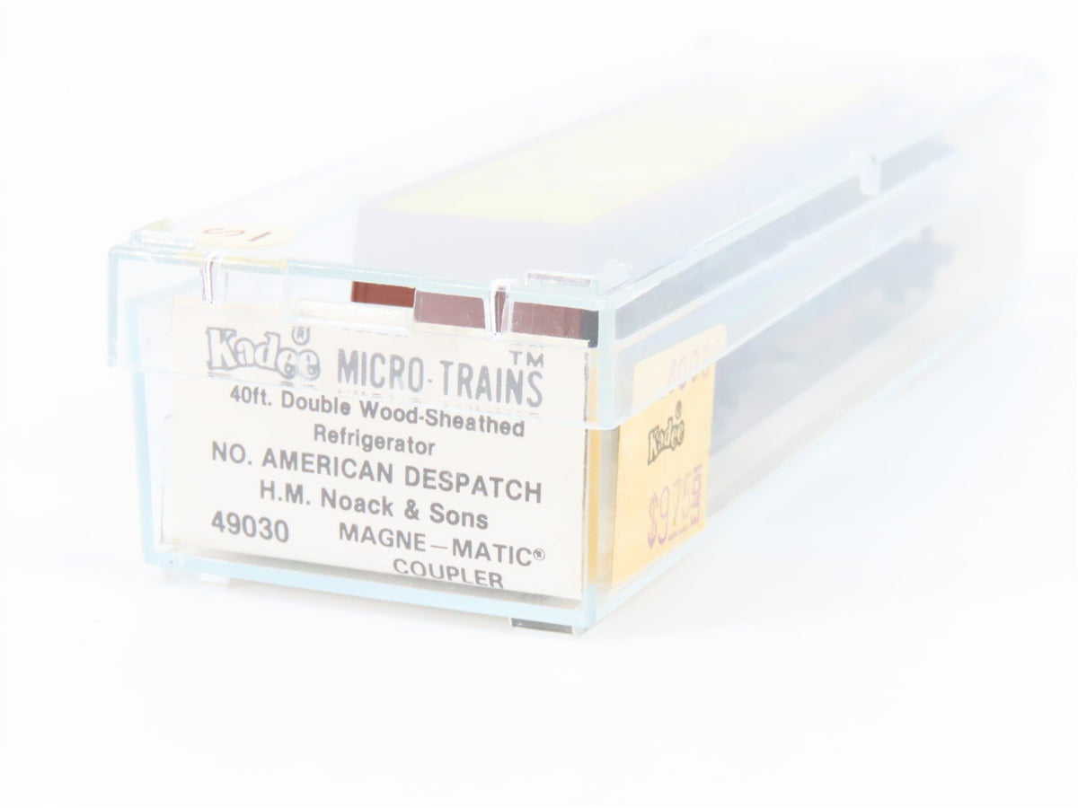 N Scale Kadee Micro-Trains MTL 49030 NADX HM Noack &amp; Sons 40&#39; Box Car #3012