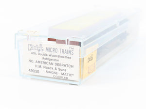 N Scale Kadee Micro-Trains MTL 49030 NADX HM Noack & Sons 40' Box Car #3012