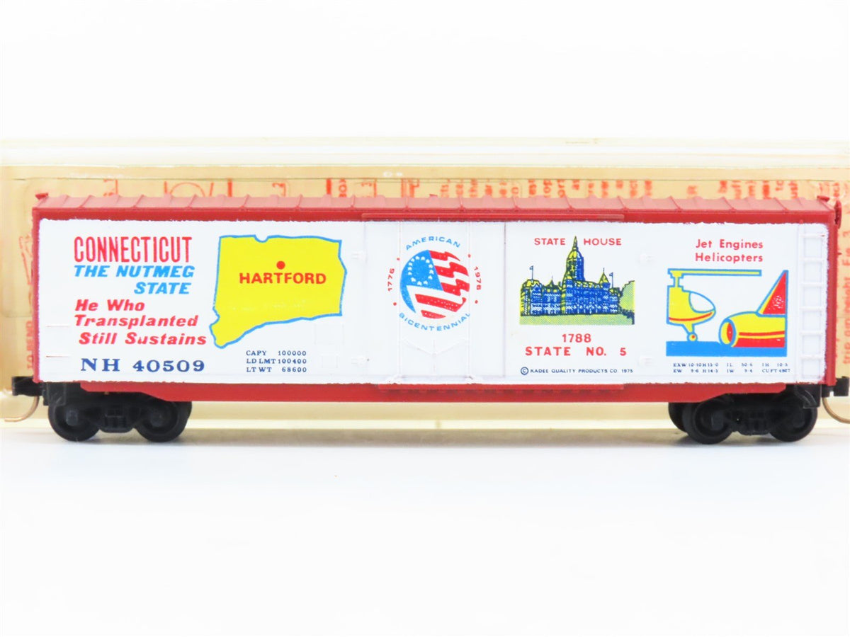 N Kadee Micro-Trains MTL 38020 NH Connecticut Bicentennial 50&#39; Box Car #40509