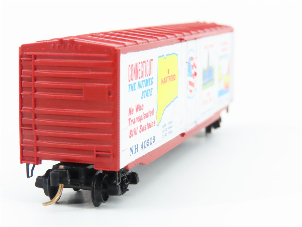 N Kadee Micro-Trains MTL 38020 NH Connecticut Bicentennial 50&#39; Box Car #40509