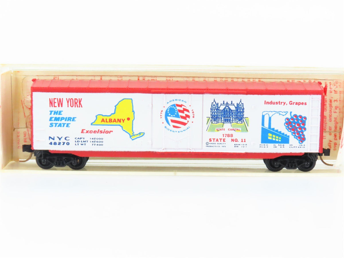 N Kadee Micro-Trains MTL 38040 NYC New York Bicentennial 50&#39; Box Car #48270