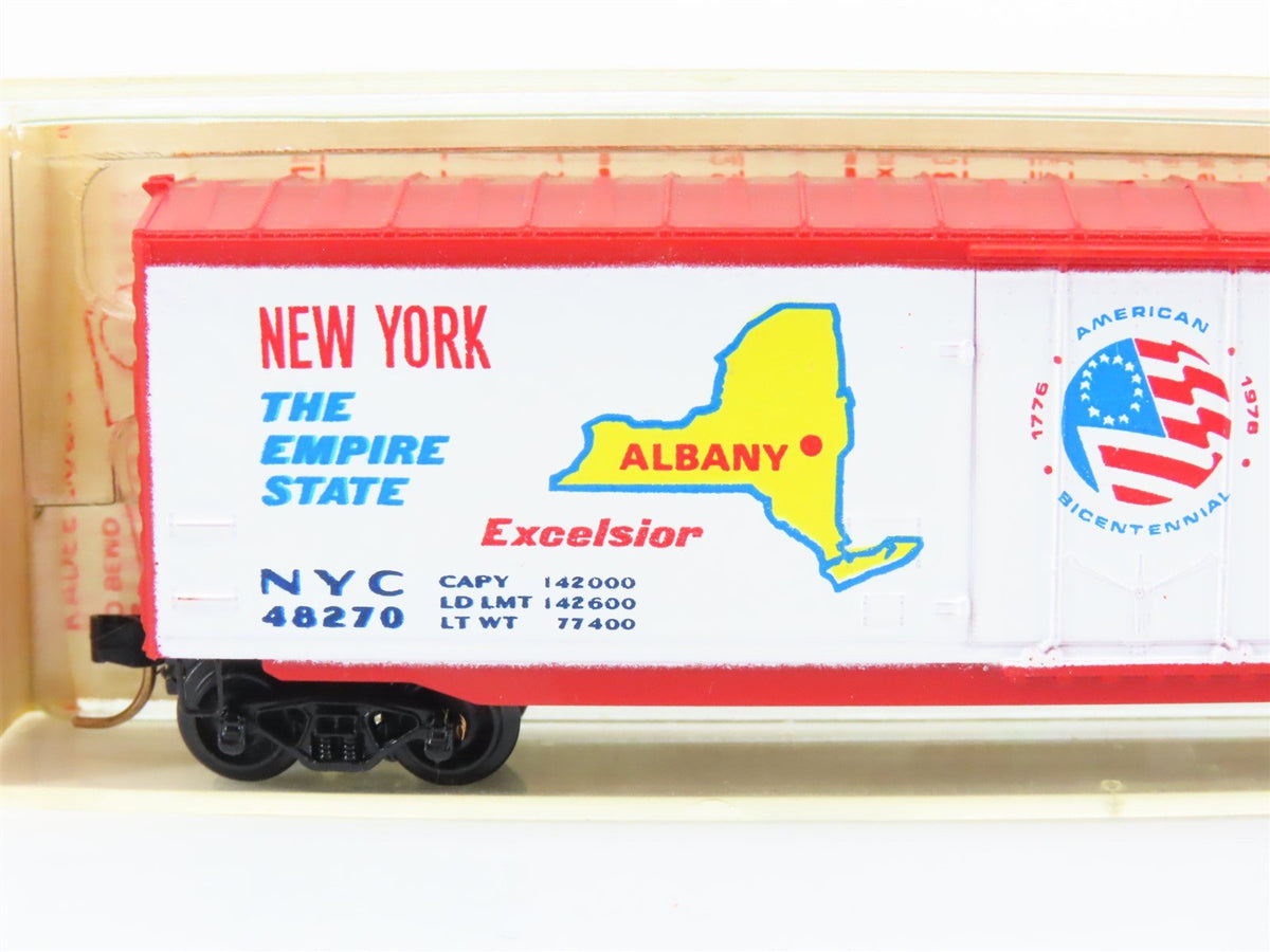 N Kadee Micro-Trains MTL 38040 NYC New York Bicentennial 50&#39; Box Car #48270