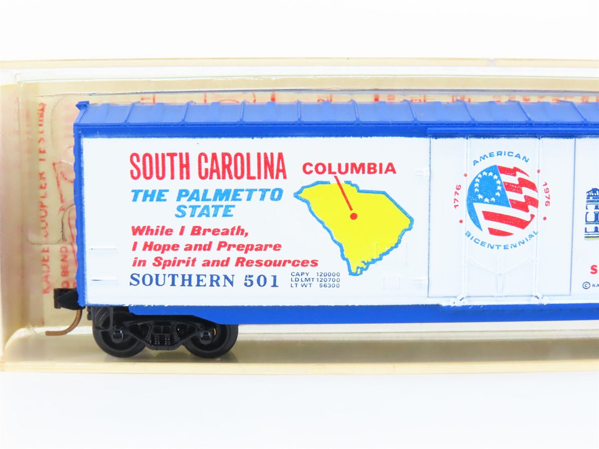 N Kadee Micro-Trains MTL 38110 SOU South Carolina Bicentennial 50&#39; Box Car #501