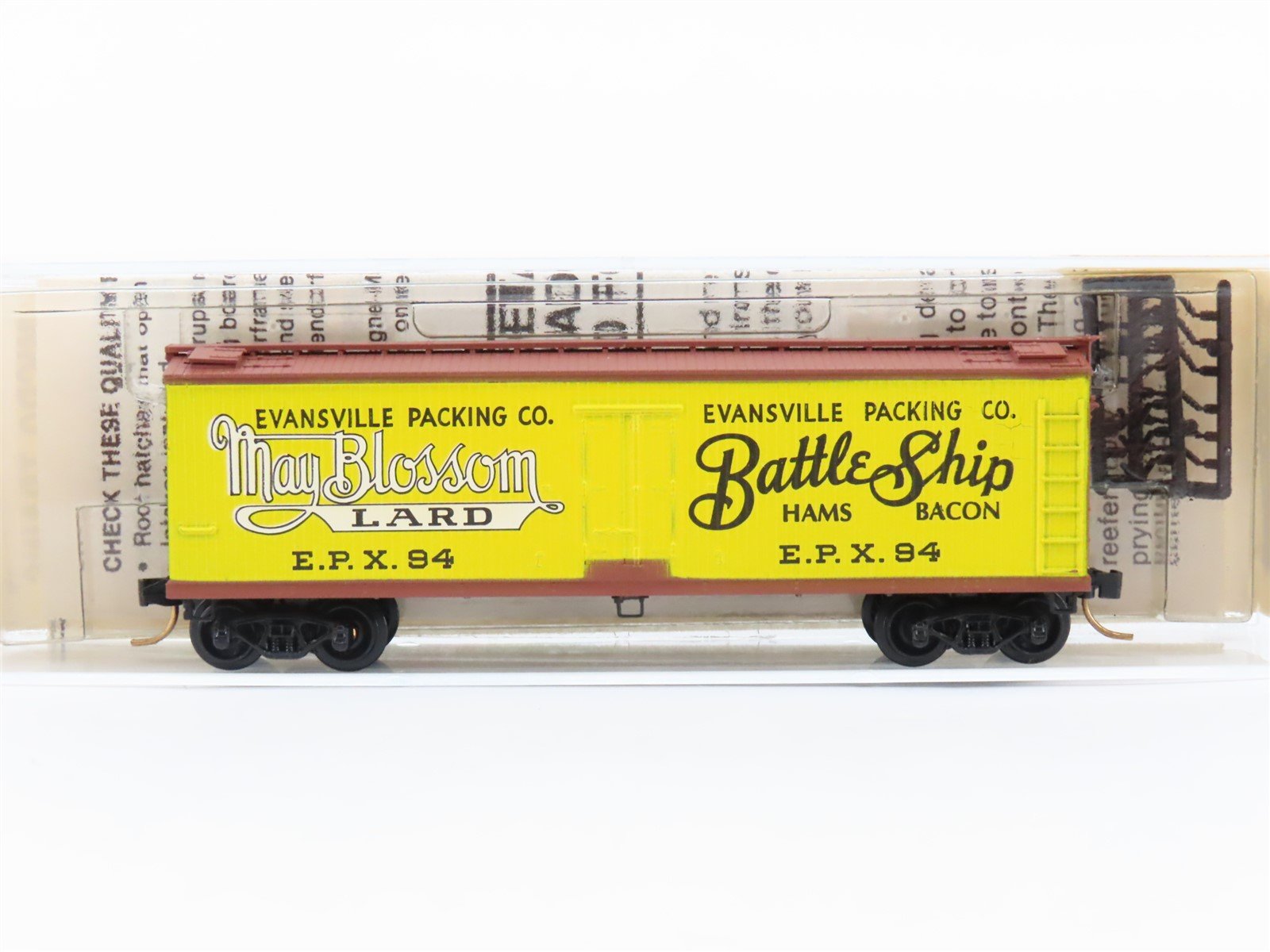 N Scale Kadee Micro-Trains MTL 49020 EPX Mayblossom Lard 40' Wood Reefer #94