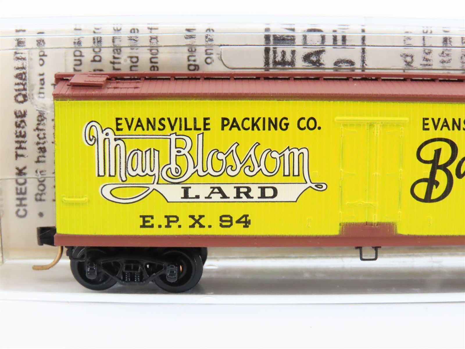 N Scale Kadee Micro-Trains MTL 49020 EPX Mayblossom Lard 40' Wood Reefer #94