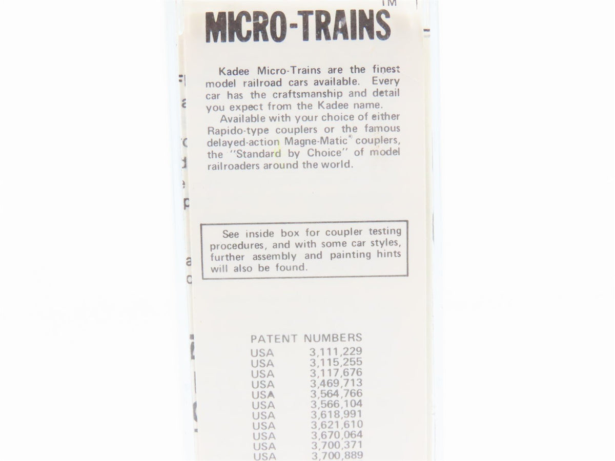 N Scale Kadee Micro-Trains MTL 49020 EPX Mayblossom Lard 40&#39; Wood Reefer #94