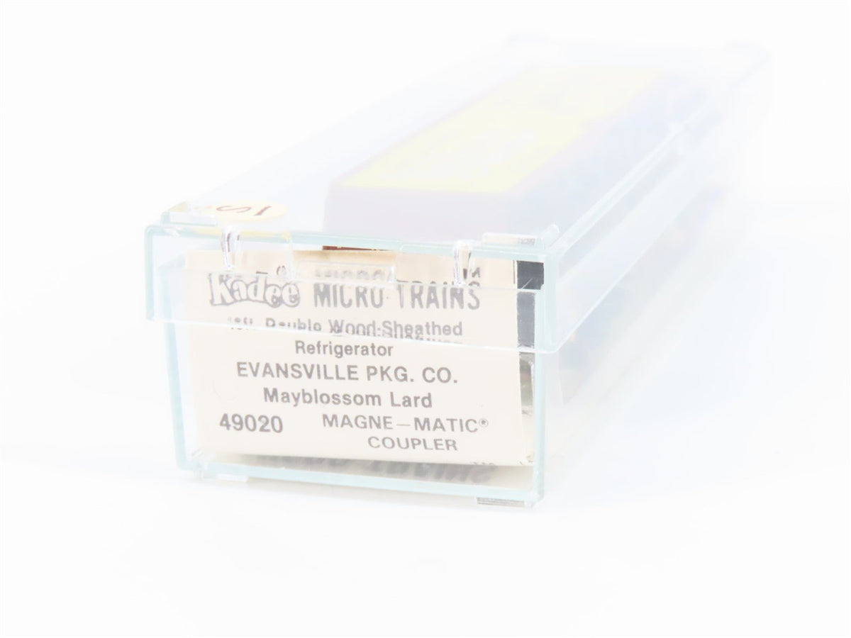 N Scale Kadee Micro-Trains MTL 49020 EPX Mayblossom Lard 40&#39; Wood Reefer #94