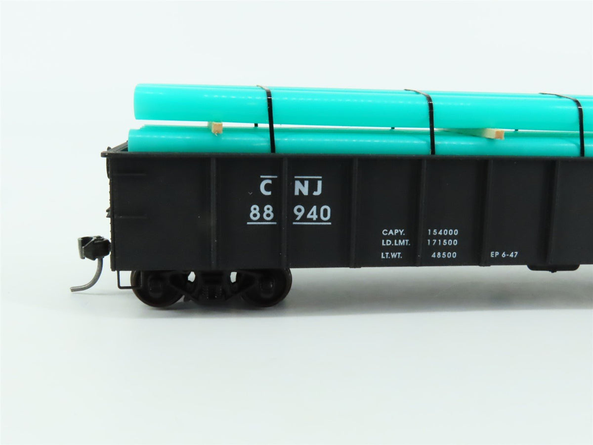 HO Scale Accurail 3741 CNJ Jersey Central 41&#39; Gondola Car #88940 w/Custom Load