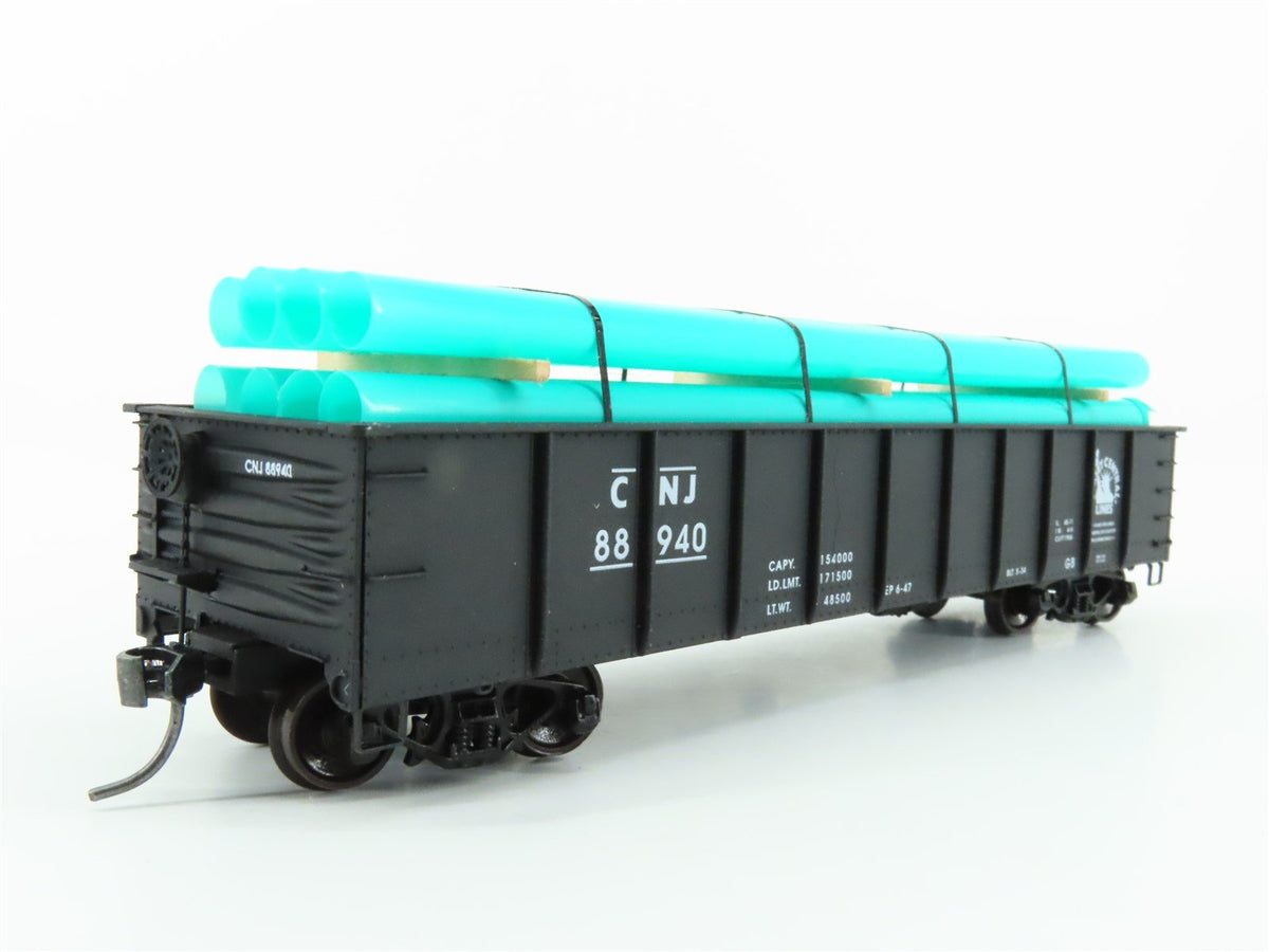 HO Scale Accurail 3741 CNJ Jersey Central 41&#39; Gondola Car #88940 w/Custom Load