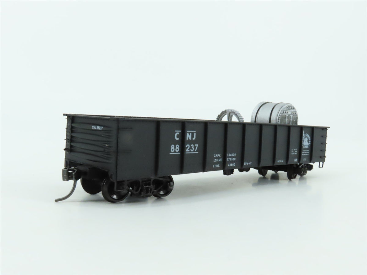 HO Scale Accurail 3741 CNJ Jersey Central 41&#39; Gondola Car #88237 w/Custom Load