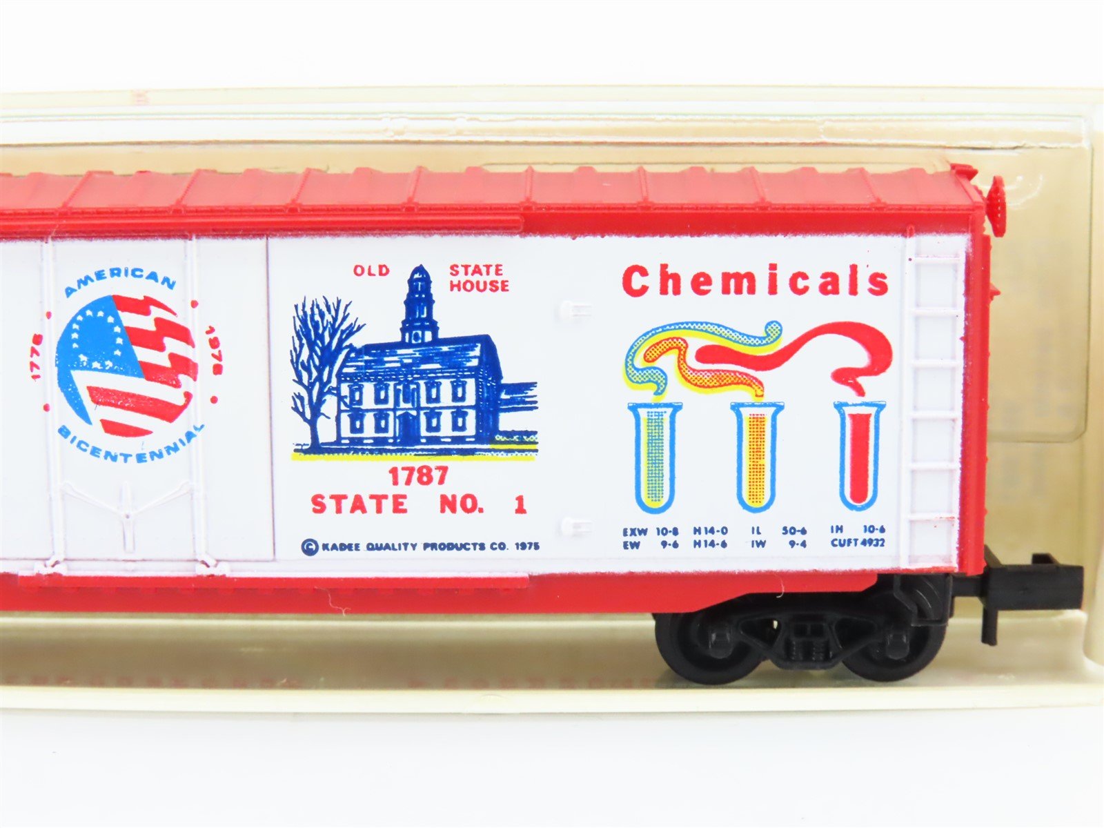 N Kadee Micro-Trains MTL 38071 DRLX Delaware Bicentennial 50' Box Car #1776