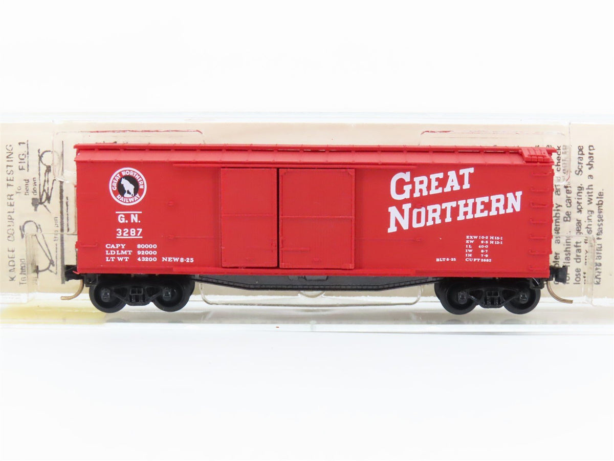 N Scale Kadee Micro-Trains MTL 43040 GN Great Northern 40&#39; Box Car #3287