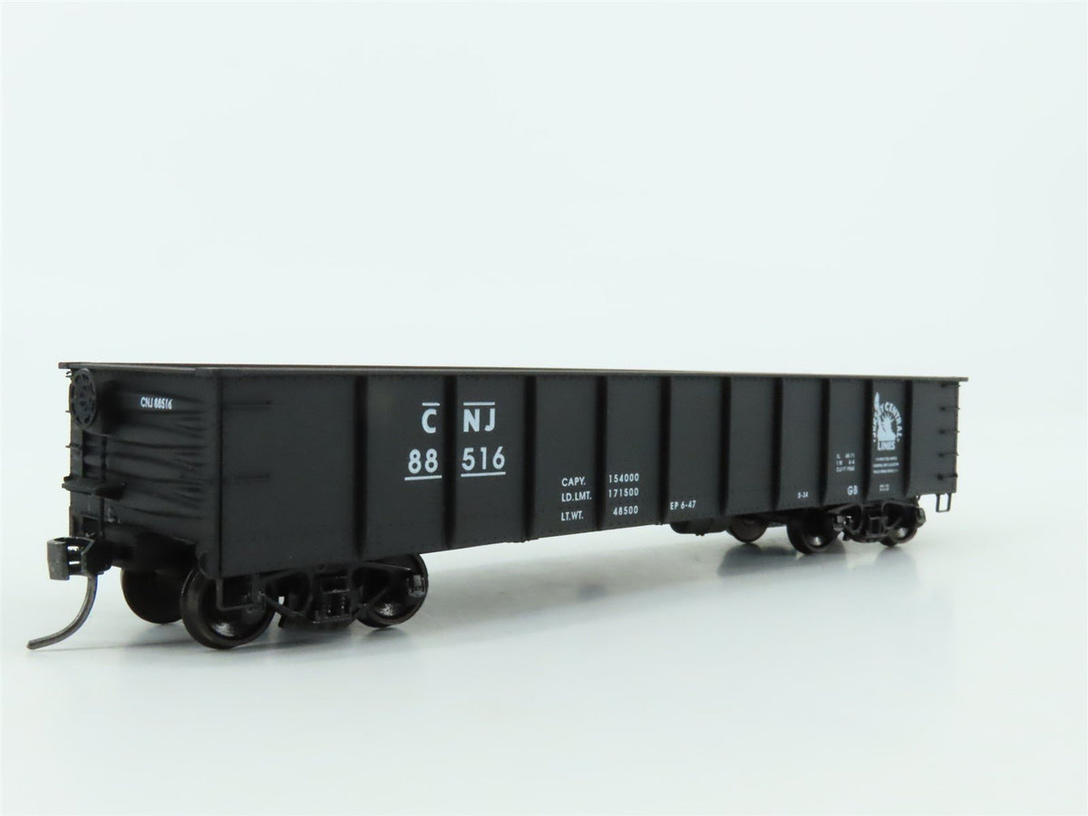 HO Scale Accurail 3741 CNJ Jersey Central 41&#39; Gondola Car #88516 w/Custom Load