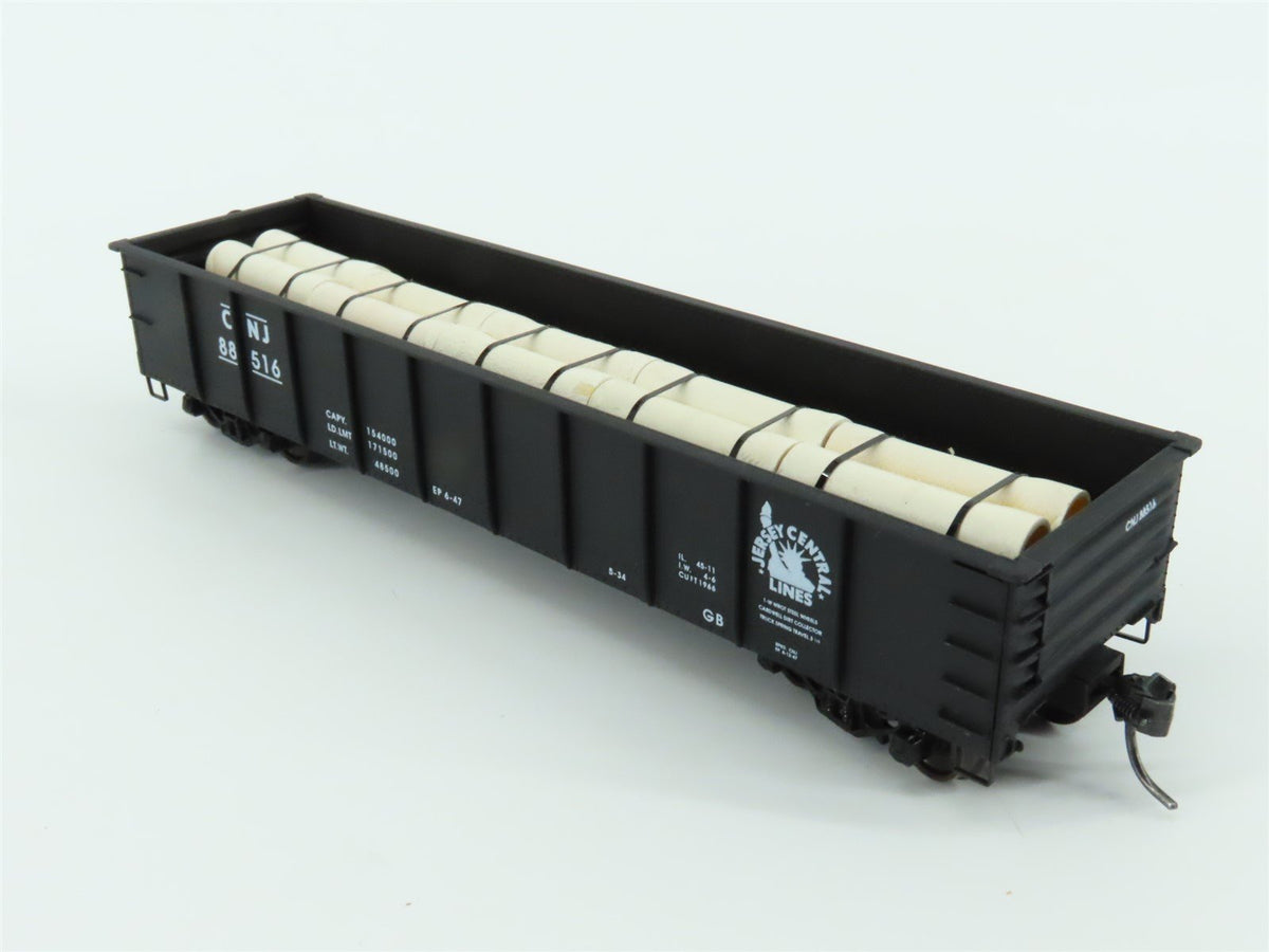 HO Scale Accurail 3741 CNJ Jersey Central 41&#39; Gondola Car #88516 w/Custom Load