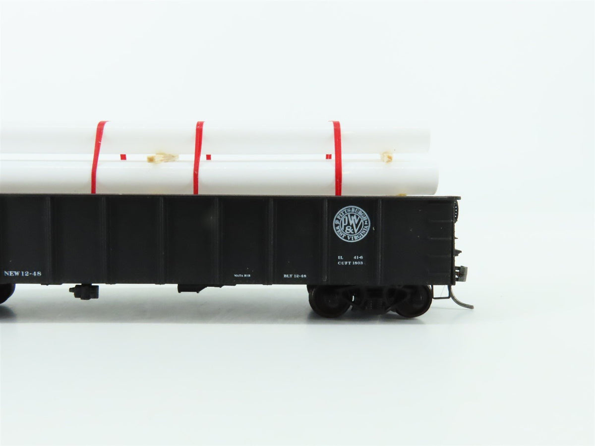 HO Accurail 3703 P&amp;WV Pittsburgh West Virginia 41&#39; Gondola #7692 w/Custom Load