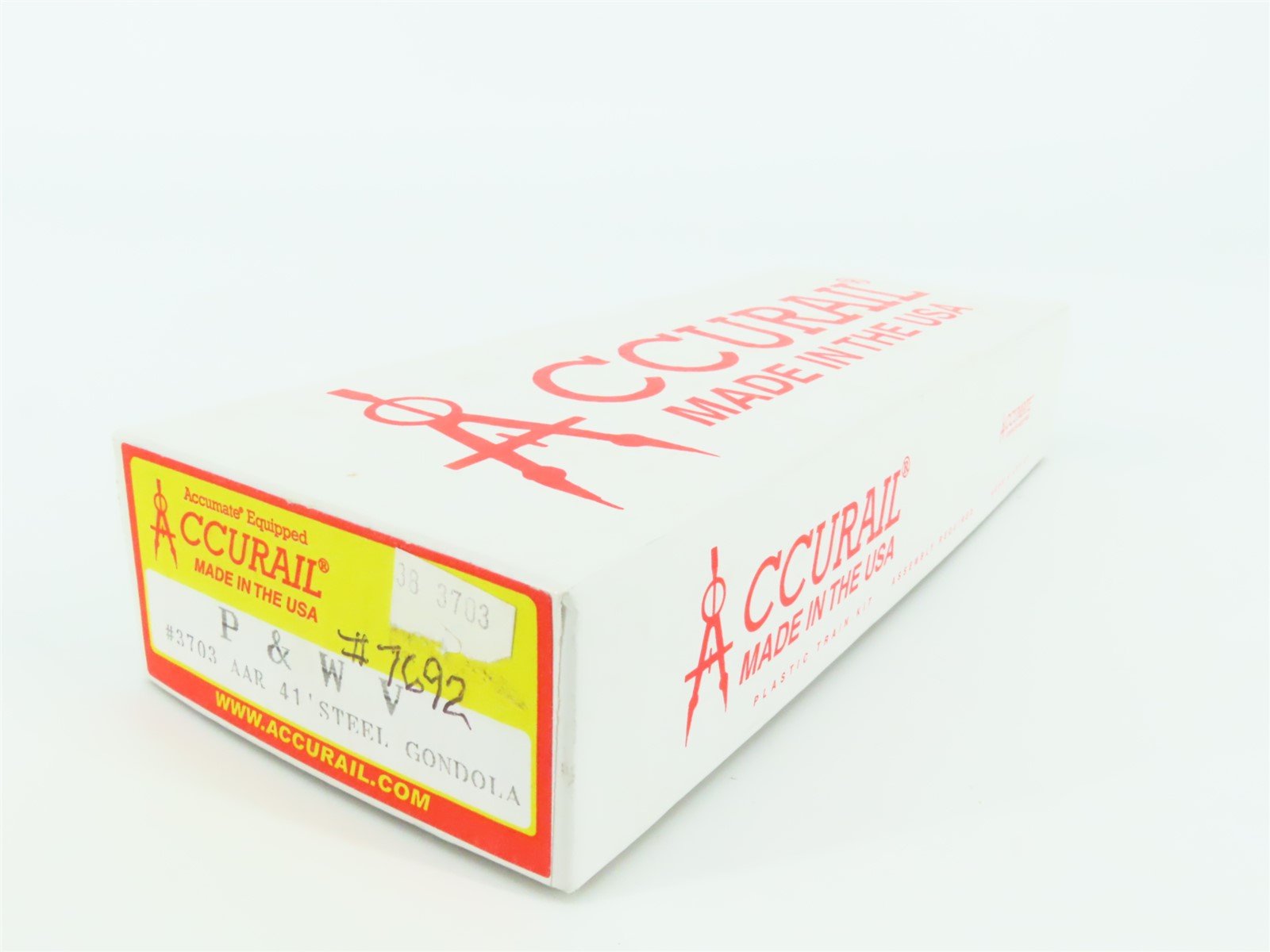 HO Accurail 3703 P&WV Pittsburgh West Virginia 41' Gondola #7692 w/Custom Load