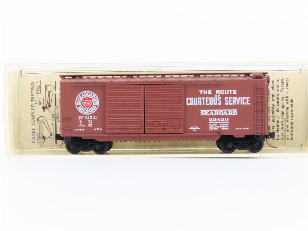 N Kadee Micro-Trains MTL 23050 SAL Route of Courteous Service 40&#39; Box Car #22420