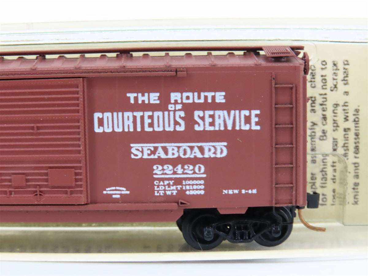 N Kadee Micro-Trains MTL 23050 SAL Route of Courteous Service 40&#39; Box Car #22420