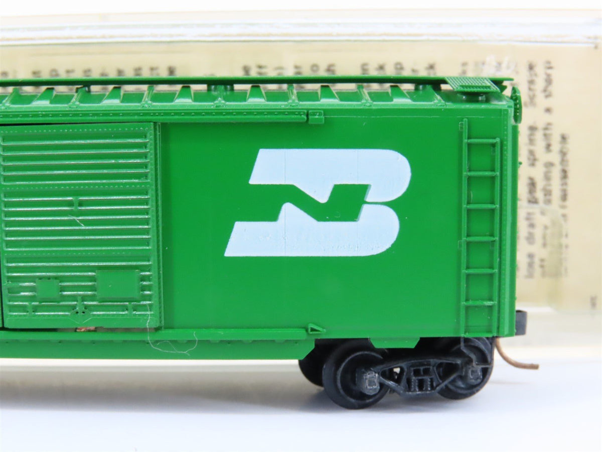 N Scale Kadee Micro-Trains MTL 23080 BN Burlington Northern 40&#39; Box Car #198961